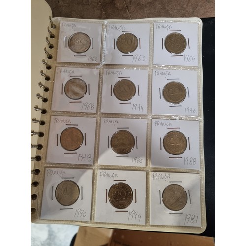 34 - An album full of French coins - 1916 onwards