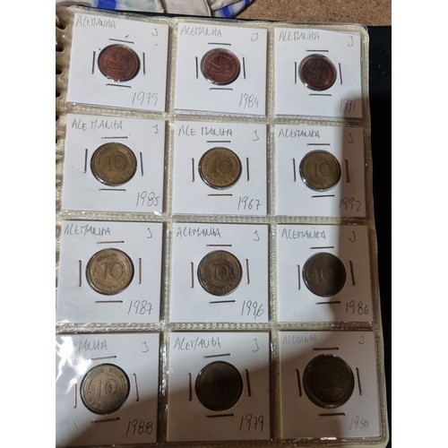 47 - Album of German coins - mainly 70s-90s