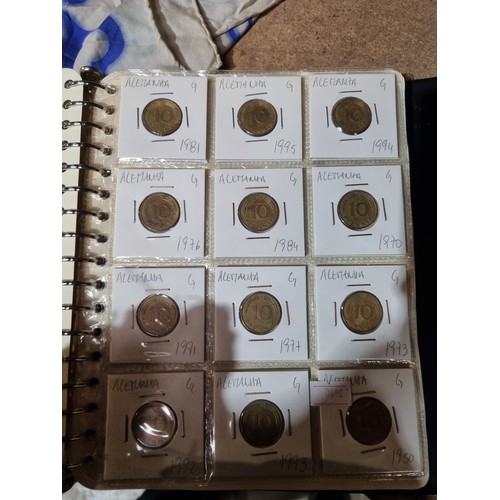 47 - Album of German coins - mainly 70s-90s