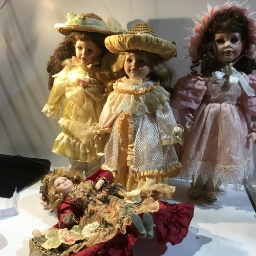 77 - Collection of Porcelain dolls