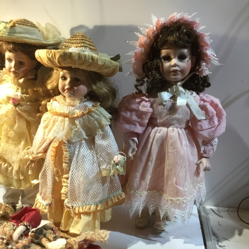 77 - Collection of Porcelain dolls