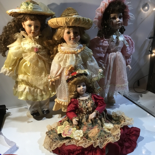 77 - Collection of Porcelain dolls