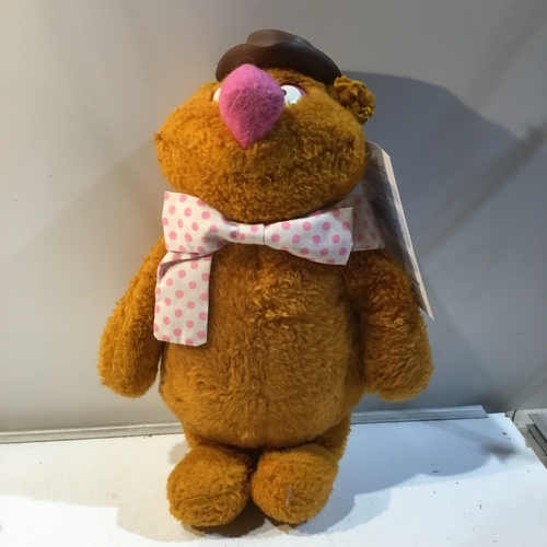 83 - Vintage 1970s Fozzie bear soft toy by fisher pice