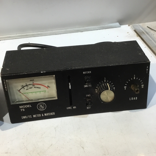 91 - Swr/power/FS meter & matcher model 176 plus model 75