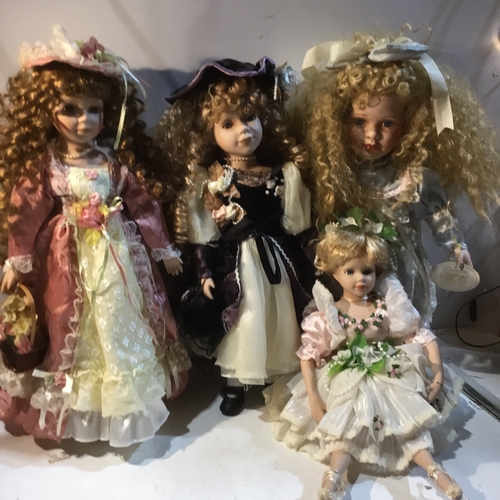 94 - Collection of porcelain dolls