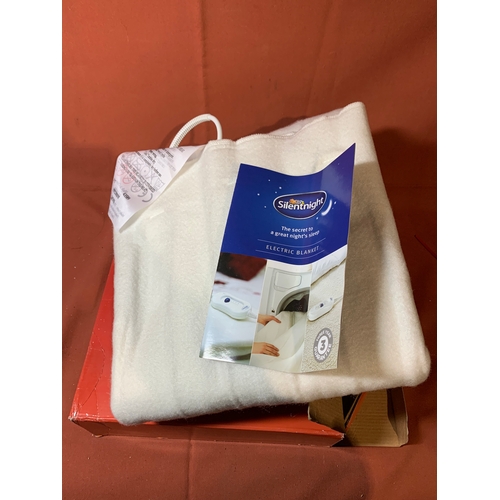 111 - Silentnight Electric Blanket in box