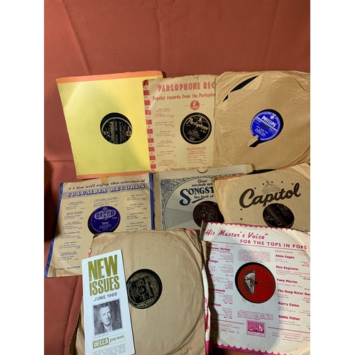 403 - “His Masters Voice” Box of 18 Records