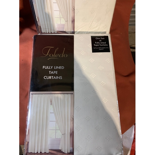 107 - Collection of Curtains and Bedding in sealed packaging