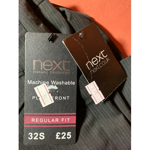 78 - Next Formal Trousers - Size 32S - new with tags