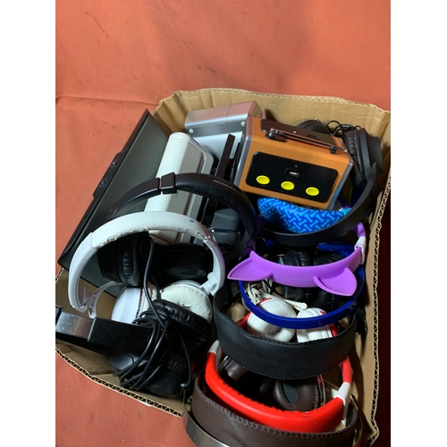 247 - Audio Lot including Speakers and Headphones