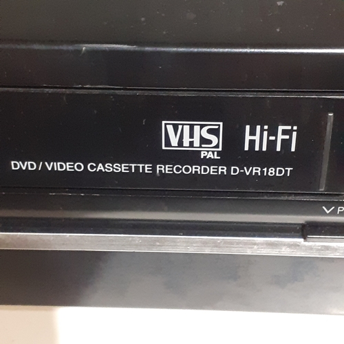 16 - Toshiba DVD/Video cassette recorder. Model D-VR18DT. Untested