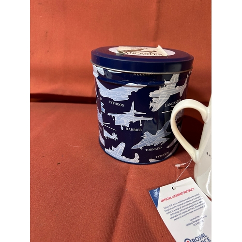 167 - Official RAF Lancaster Mug in Metal Tin