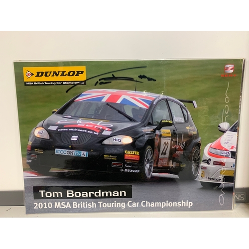 176 - Signed British Touring Championship Laminated Posters