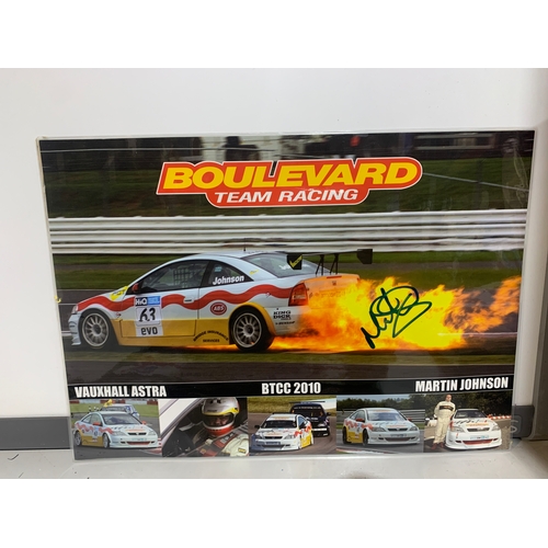 176 - Signed British Touring Championship Laminated Posters