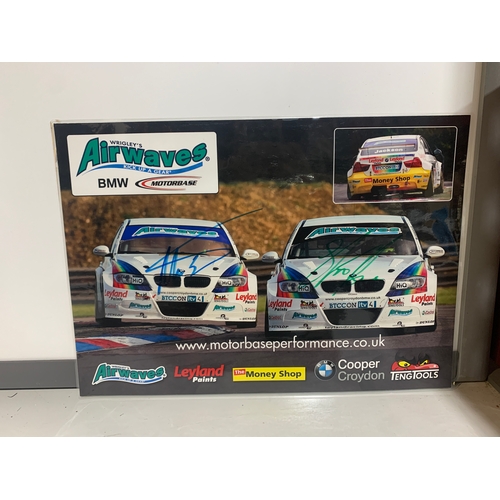 176 - Signed British Touring Championship Laminated Posters