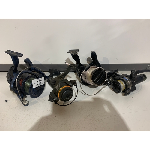 182 - Collection of Four Fishing Reels