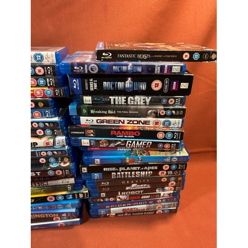 243 - Large Lot of Blue Ray DVDs inc Expendables Hancock, 2012, The Crown etc