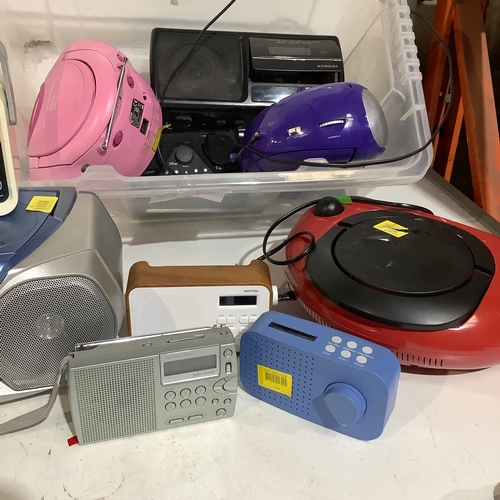 330 - Collection of radios cd players dab