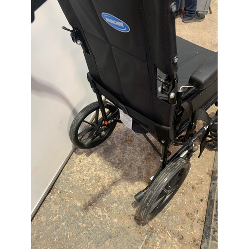 278 - Invacare folding wheel chair 380mm