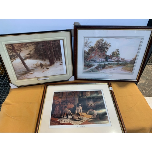 621 - Quantity of landscape scene prints in frames