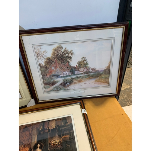 621 - Quantity of landscape scene prints in frames