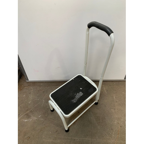 719 - Step Stool with handrail