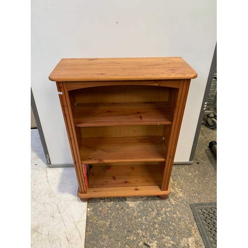 746 - Three Shelf Pine Bookcase