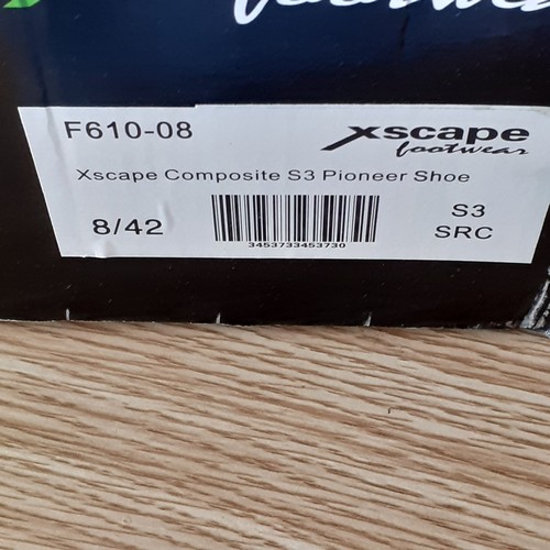 1 - Xscape footwear. New Safety shoes in box. Excellent quality. Size 8