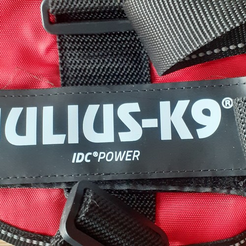 15 - 3 x large dog harnesses. Very good quality/brands including Julius K9. Used but still good clean con... 