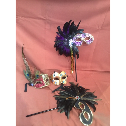 179 - Decorative masquerade face masks for masquerade balls