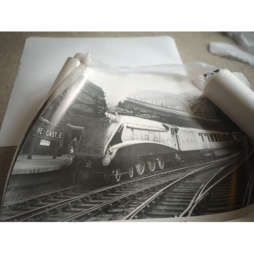 85 - Quantity of locomotive themed prints