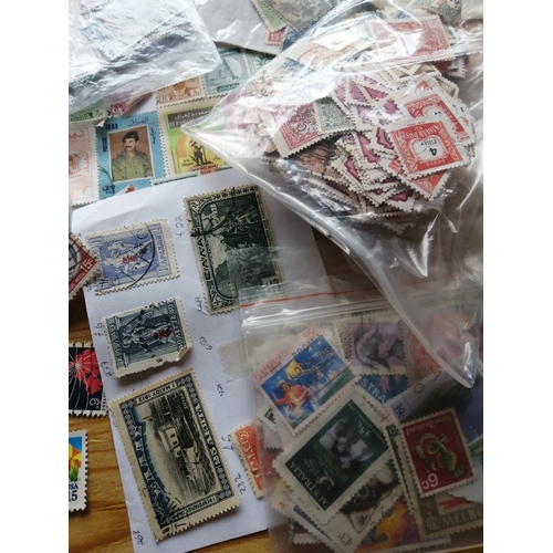 51A - Large bag of mixed stamps