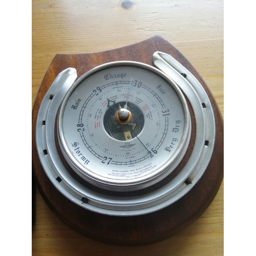 53A - Barometer Shortland 1950s Horseshoe design