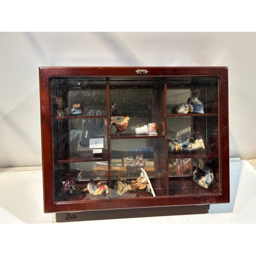 135 - Small Wall Mounted Display Cabinet