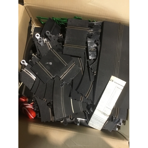 141 - Quantity of Scalextrix track and controllers