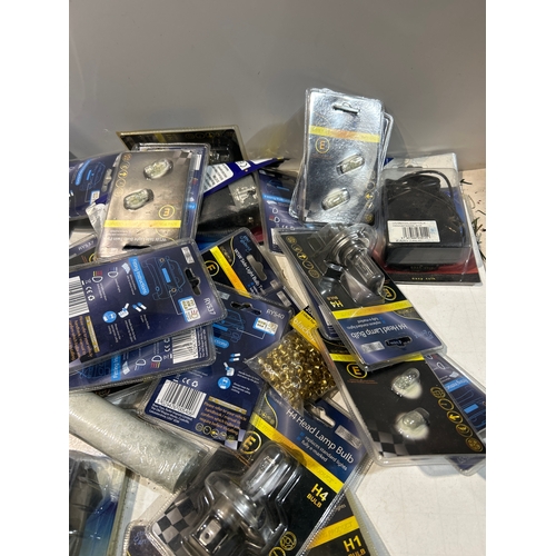 266 - Brand new light bulbs, scart adapters and more