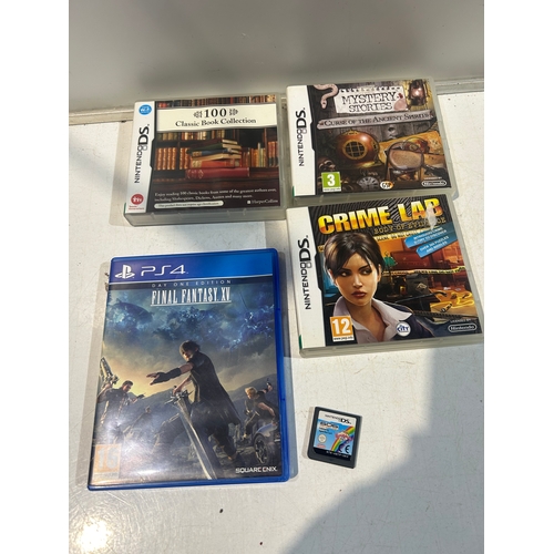 273 - Quantity of Nintendo DS and PS4 Games inc final fantasy XV