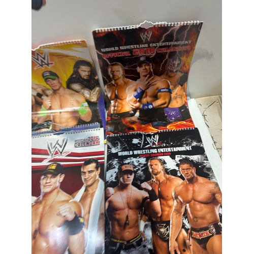 293 - WWE and football wall calendars