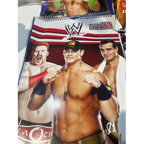 293 - WWE and football wall calendars