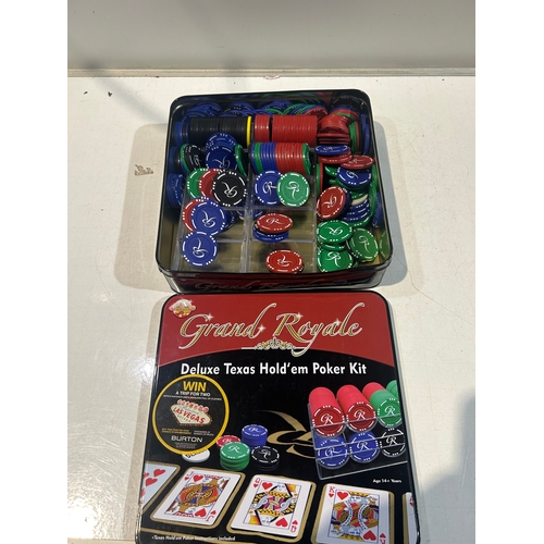 294 - Grand Royale Deluxe Texas Hold’em Poker Kit