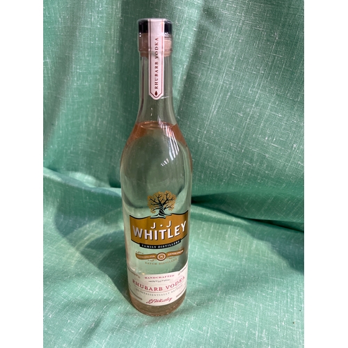 263A - Sealed bottle of JJ Whitley rhubarb vodka - 70cl