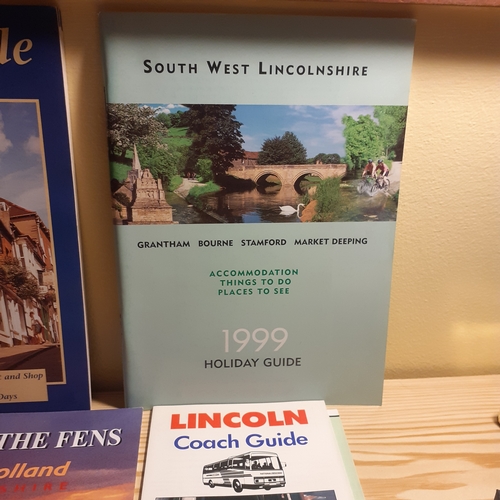 54A - Local interest. Bartholomew Half inch Fenland map with some tourist information booklets fro the 80s... 