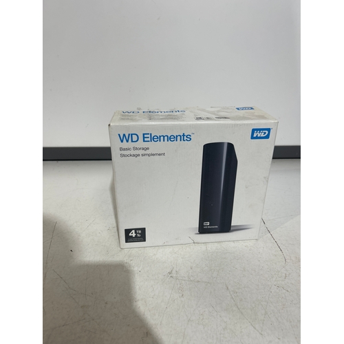 125 - WD Elements 4TB Hard Drive - reset for use