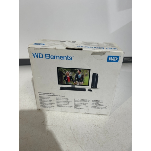 125 - WD Elements 4TB Hard Drive - reset for use