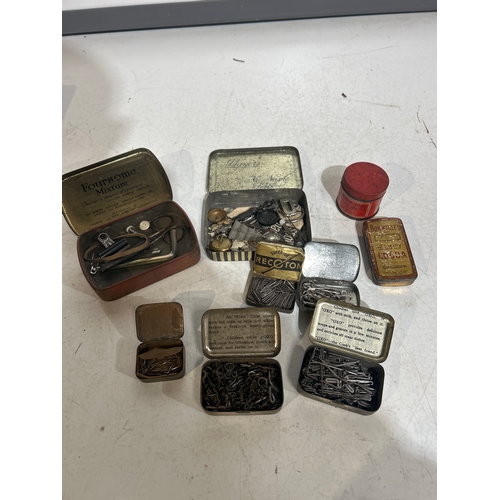 142 - Lot of Vintage Tin Boxes