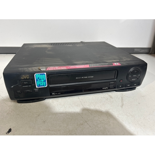 145 - JVC Video Player - VHS recorder - tested