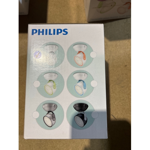 112 - Set of Three Philips myLiving Spotlights - new