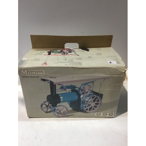 64 - Vintage Mamod steam tractor in original box