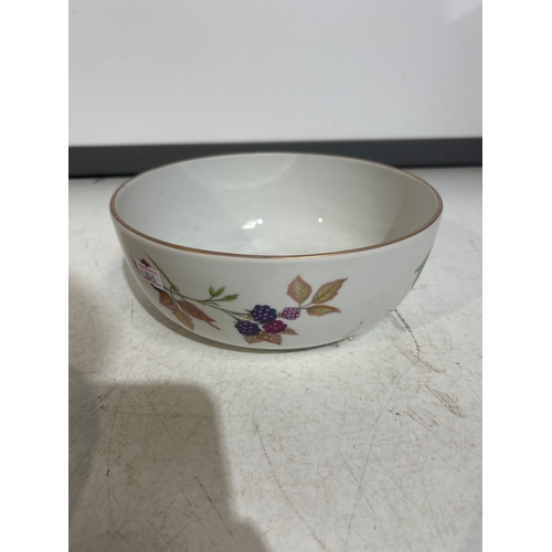 114 - Royal Worcester Porcelain Bowl and Casserole Dish