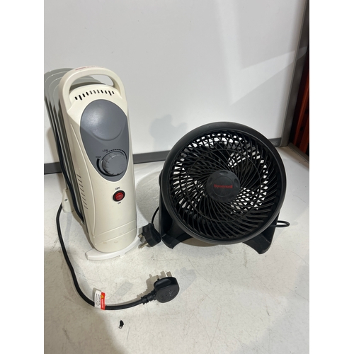 105 - Daewoo Mini Desk Heater and Honeywell Mini Fan